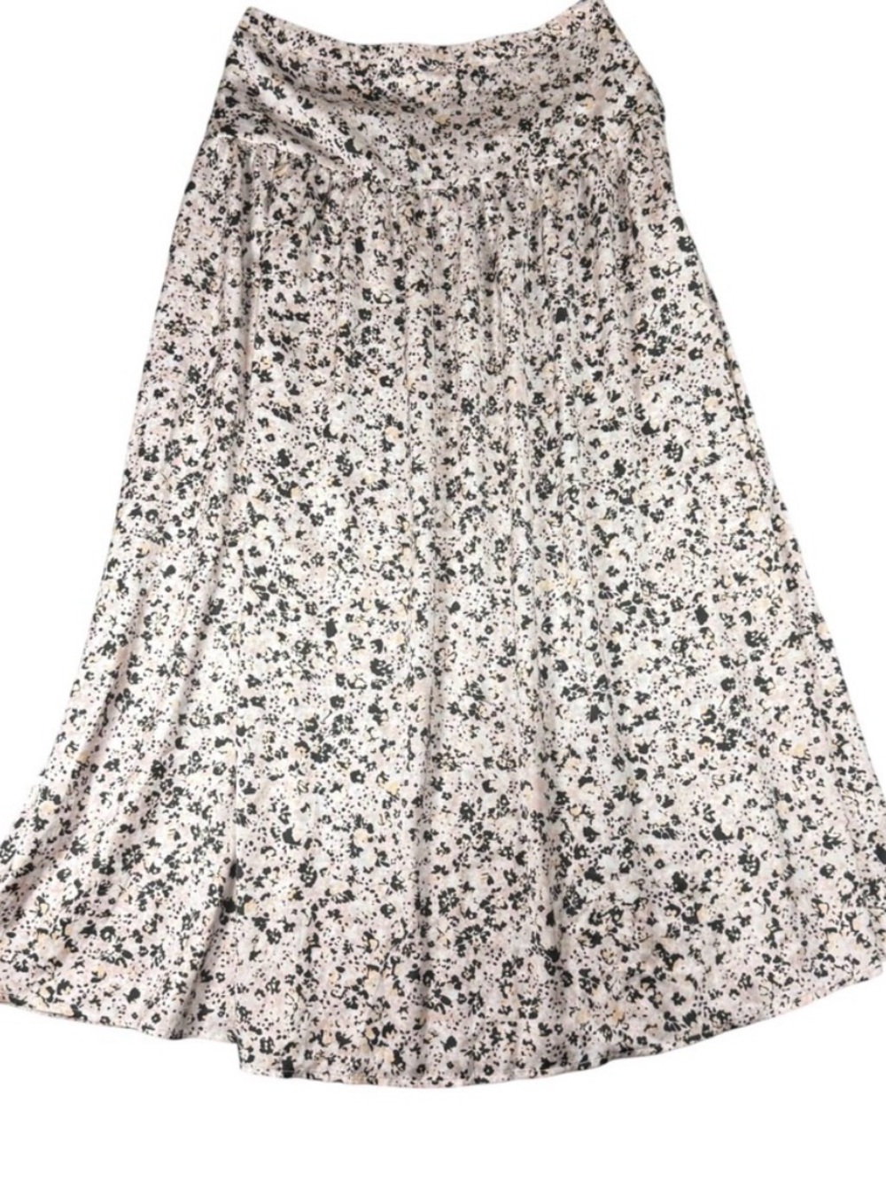 saltwater LUXE Cream/pinkish Floral Maxi Skirt